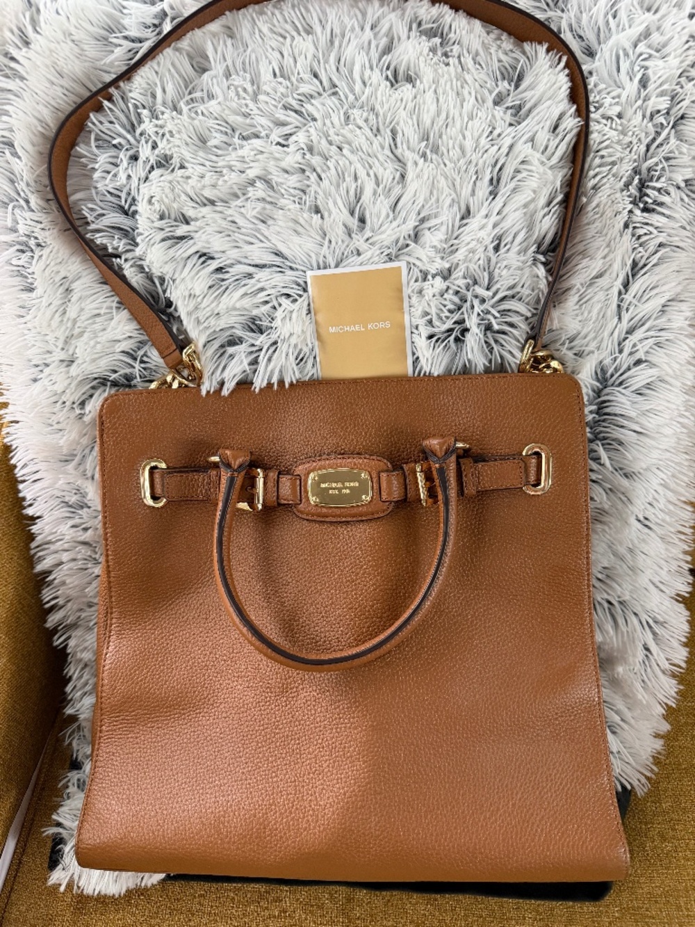 Michael Kors Pebbled leather handbag with shoulder strap